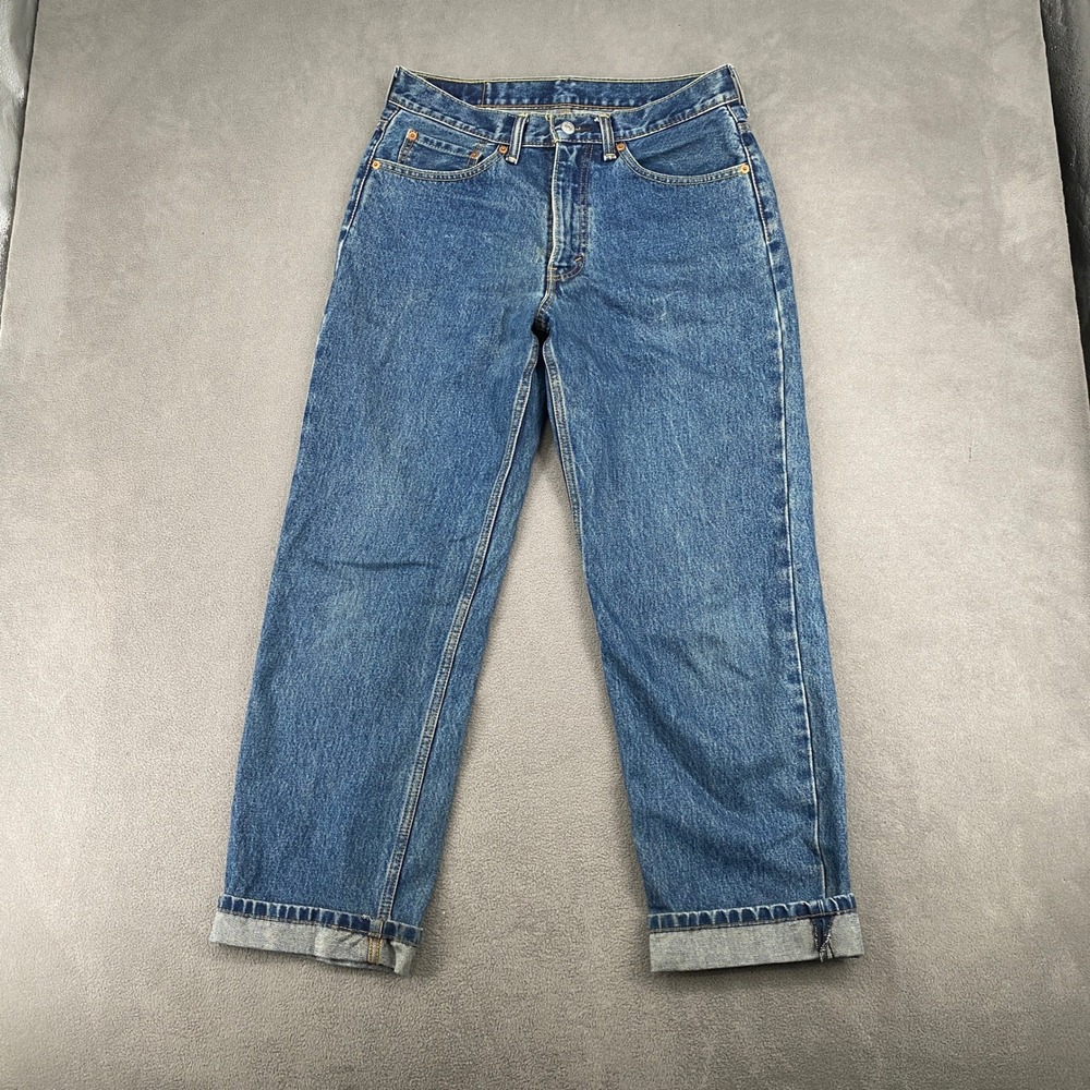Levis 550 Relaxed Fit Tapered Leg Jeans Mens 32x30 Medium Wash Denim 7070